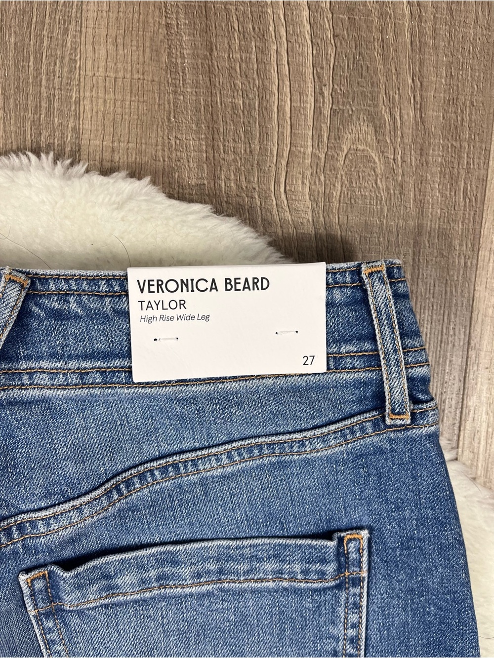 Veronica Beard Taylor Godet Wide-Leg Jeans - Picture 13 of 13